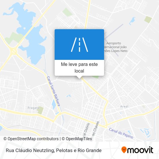 Rua Cláudio Neutzling mapa