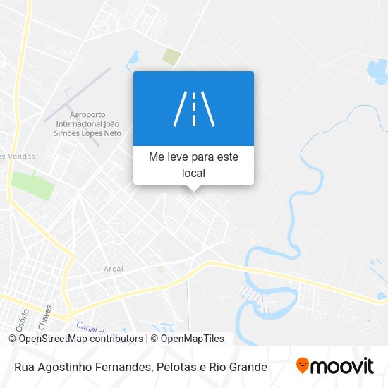 Rua Agostinho Fernandes mapa