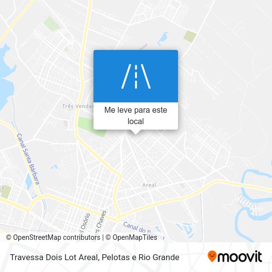 Travessa Dois Lot Areal mapa