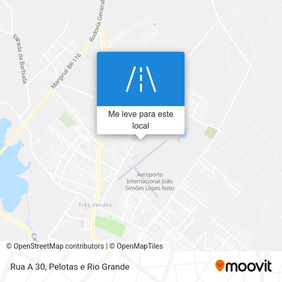 Rua A 30 mapa