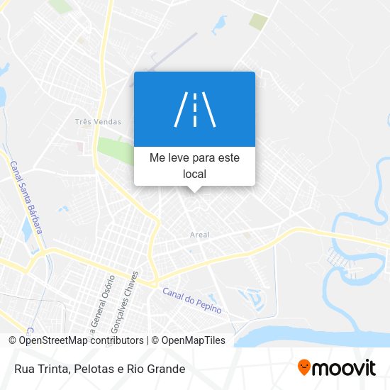 Rua Trinta mapa