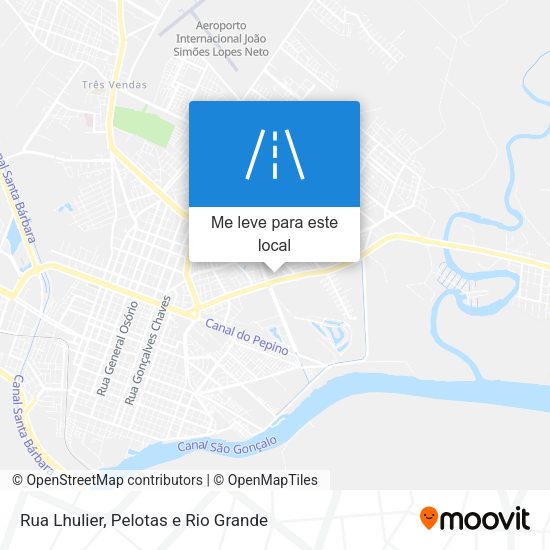 Rua Lhulier mapa