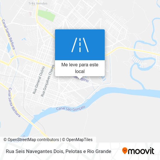 Rua Seis Navegantes Dois mapa