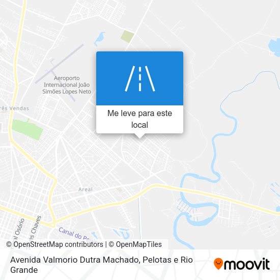Avenida Valmorio Dutra Machado mapa