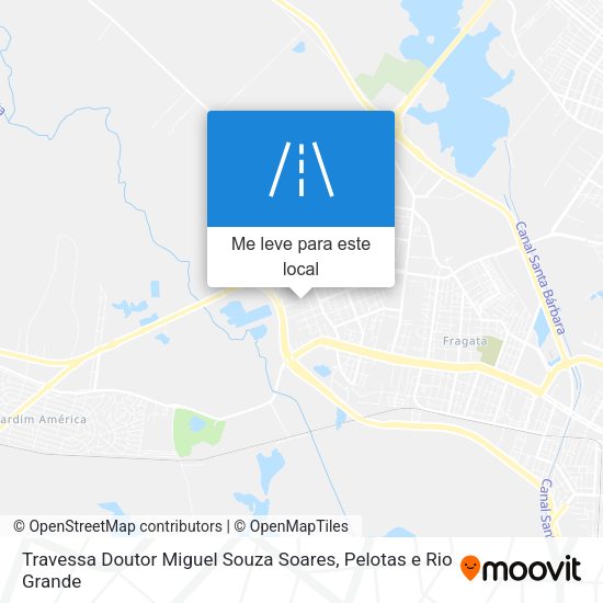 Travessa Doutor Miguel Souza Soares mapa