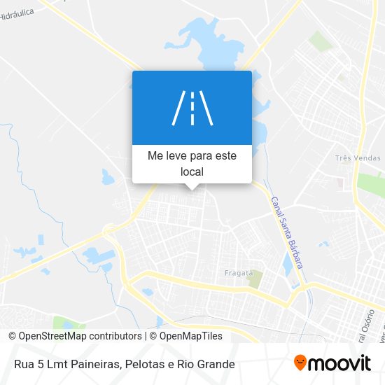 Rua 5 Lmt Paineiras mapa