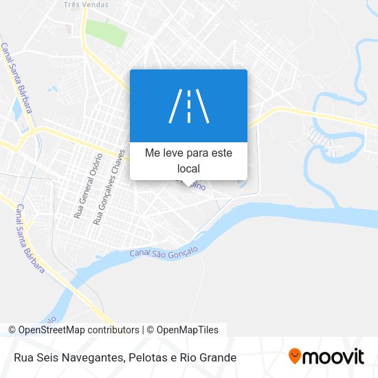 Rua Seis Navegantes mapa