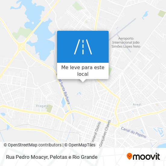 Rua Pedro Moacyr mapa