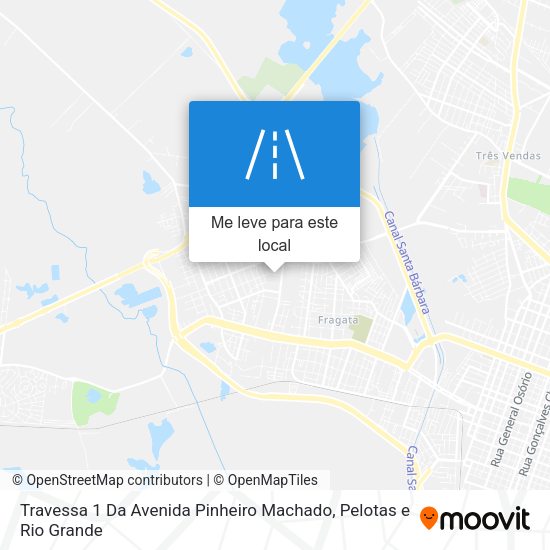 Travessa 1 Da Avenida Pinheiro Machado mapa