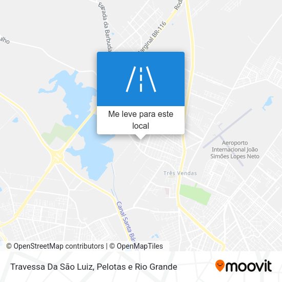 Travessa Da São Luiz mapa
