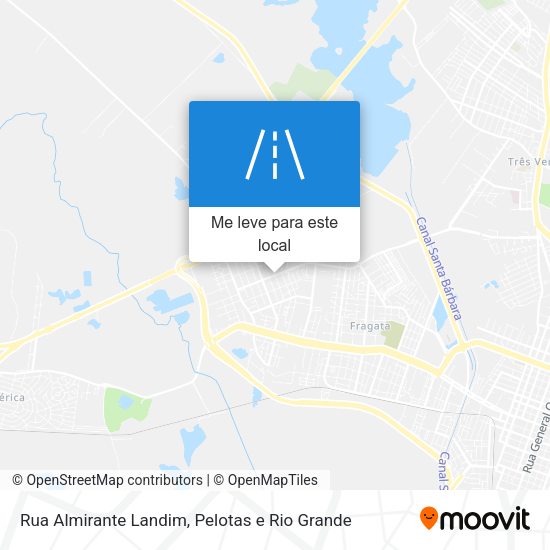 Rua Almirante Landim mapa