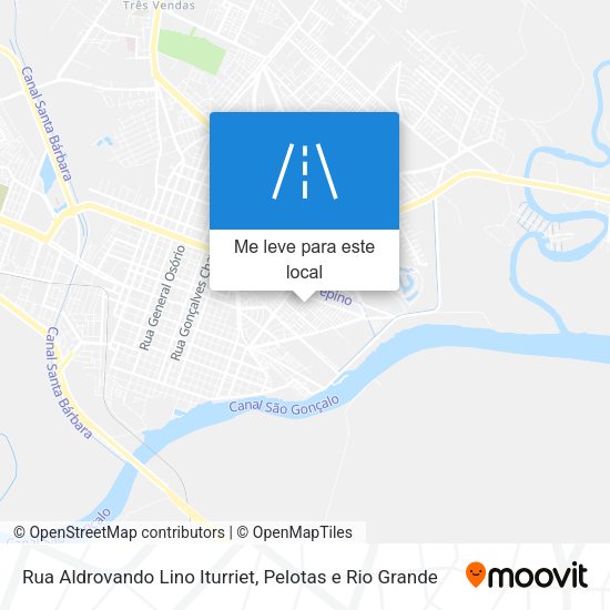 Rua Aldrovando Lino Iturriet mapa