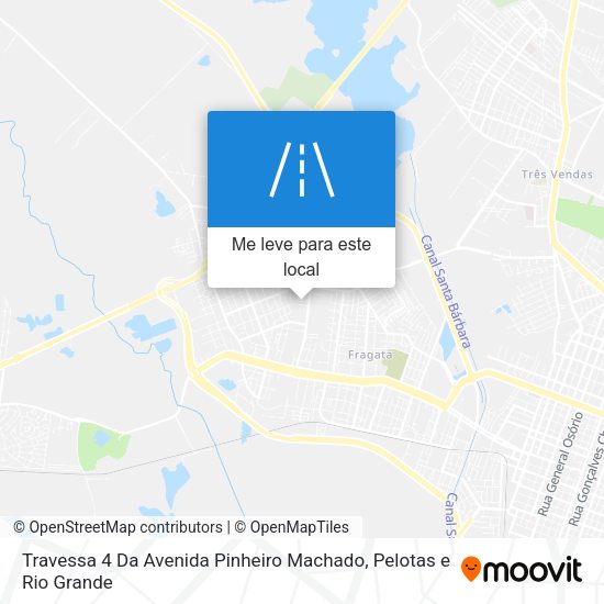 Travessa 4 Da Avenida Pinheiro Machado mapa