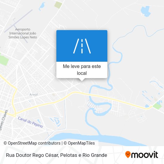 Rua Doutor Rego César mapa