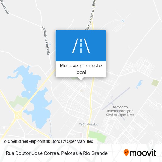 Rua Doutor José Correa mapa