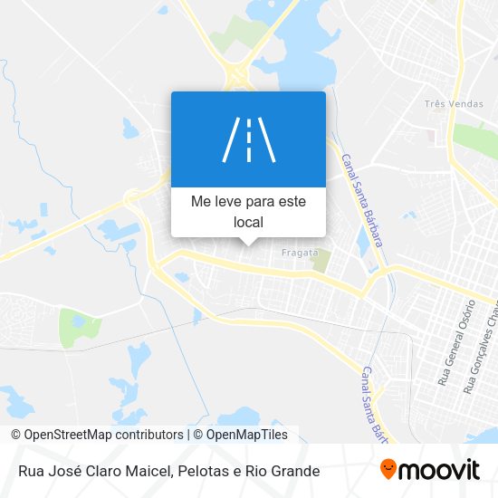 Rua José Claro Maicel mapa