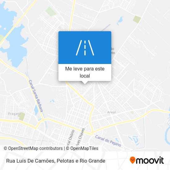 Rua Luís De Camões mapa
