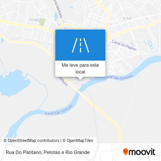 Rua Do Pantano mapa