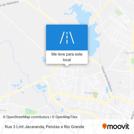 Rua 3 Lmt Jacaranda mapa