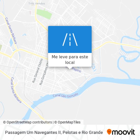 Passagem Um Navegantes II mapa