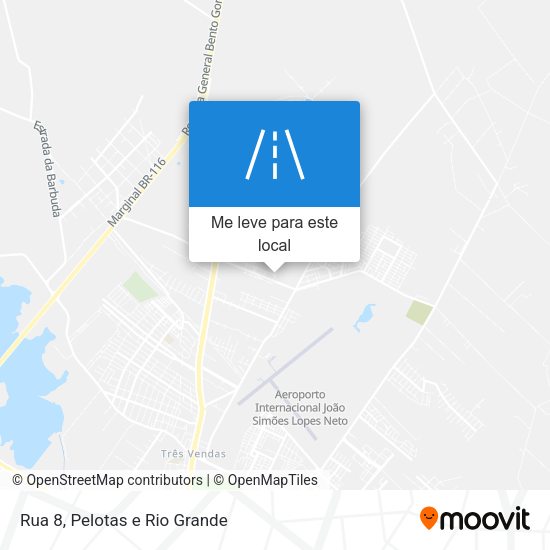Rua 8 mapa