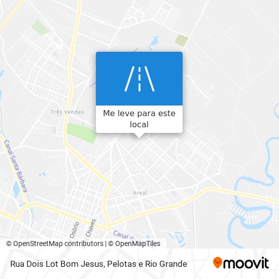 Rua Dois Lot Bom Jesus mapa