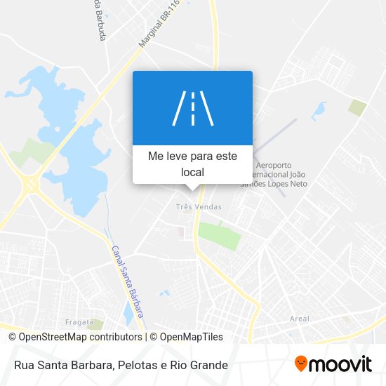 Rua Santa Barbara mapa