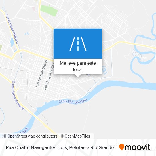 Rua Quatro Navegantes Dois mapa