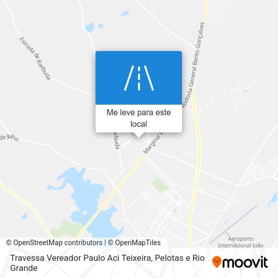 Travessa Vereador Paulo Aci Teixeira mapa