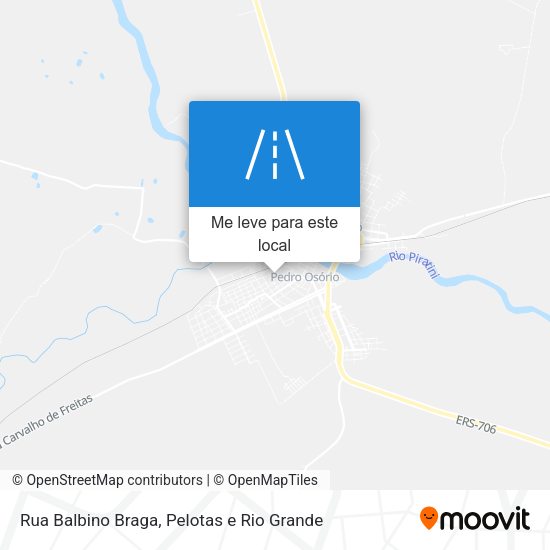 Rua Balbino Braga mapa