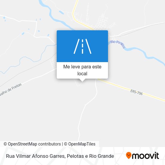 Rua Vilmar Afonso Garres mapa