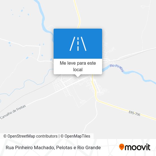 Rua Pinheiro Machado mapa