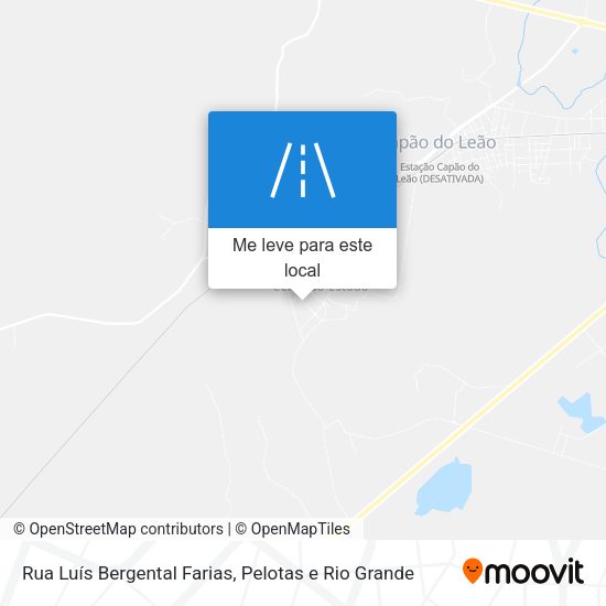 Rua Luís Bergental Farias mapa