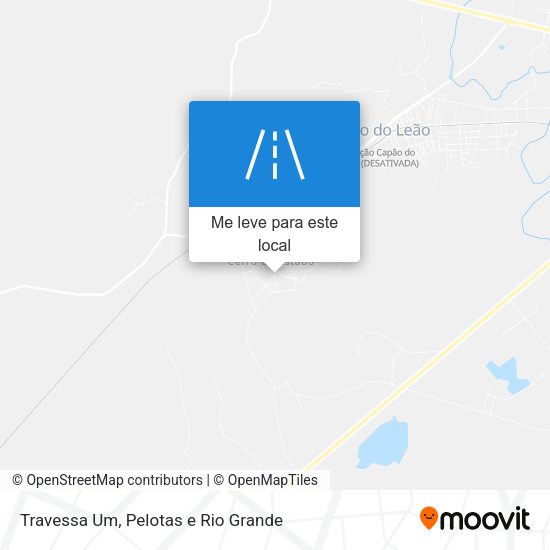 Travessa Um mapa