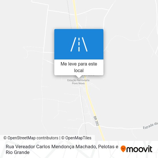 Rua Vereador Carlos Mendonça Machado mapa