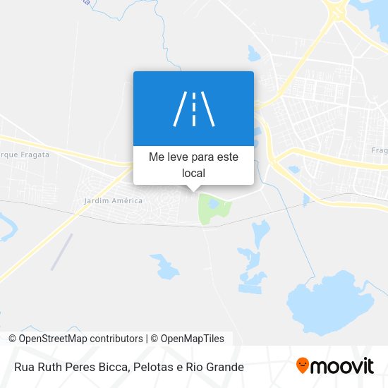 Rua Ruth Peres Bicca mapa