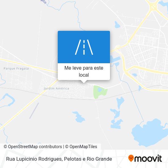 Rua Lupicinio Rodrigues mapa