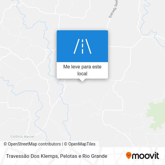 Travessão Dos Klemps mapa