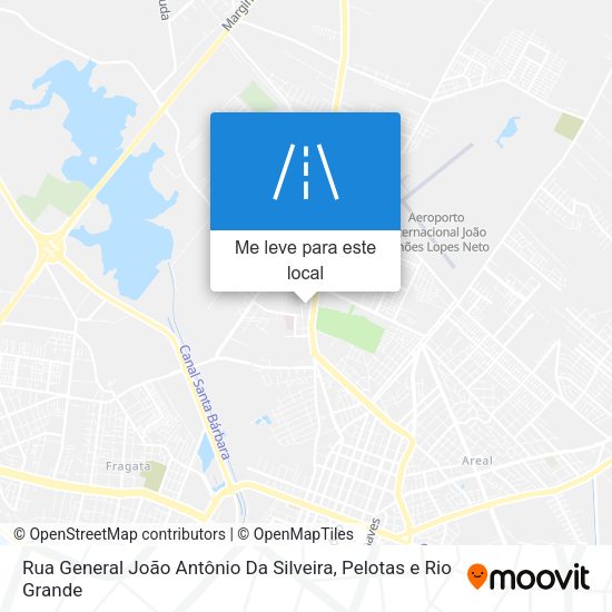 Rua General João Antônio Da Silveira mapa