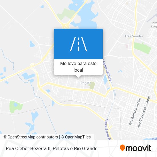 Rua Cleber Bezerra II mapa