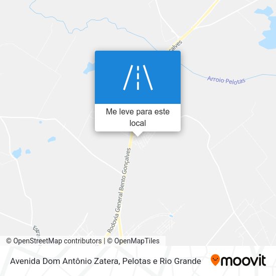 Avenida Dom Antônio Zatera mapa