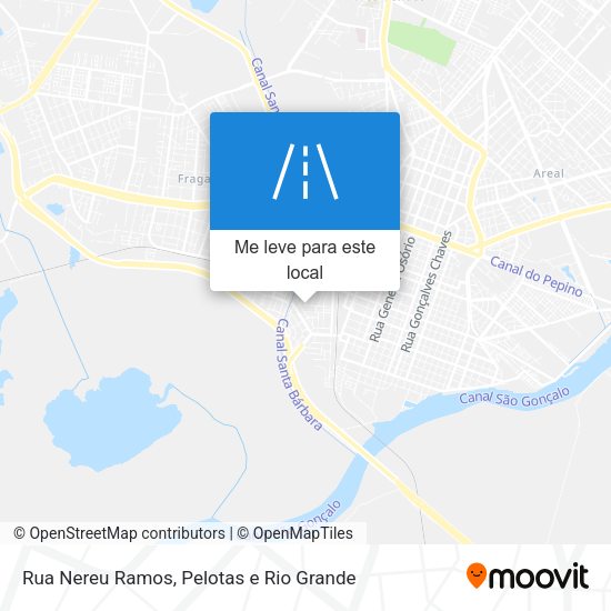 Rua Nereu Ramos mapa