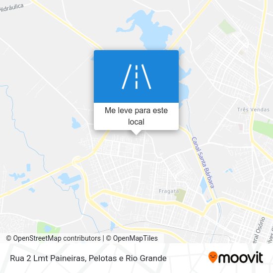 Rua 2 Lmt Paineiras mapa