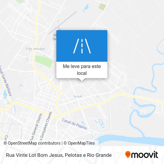 Rua Vinte Lot Bom Jesus mapa