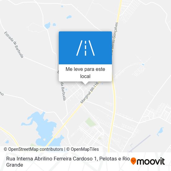 Rua Interna Abrilino Ferreira Cardoso 1 mapa