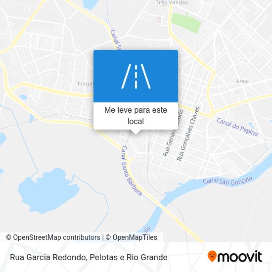 Rua Garcia Redondo mapa