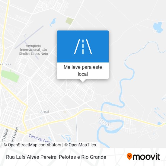Rua Luís Alves Pereira mapa
