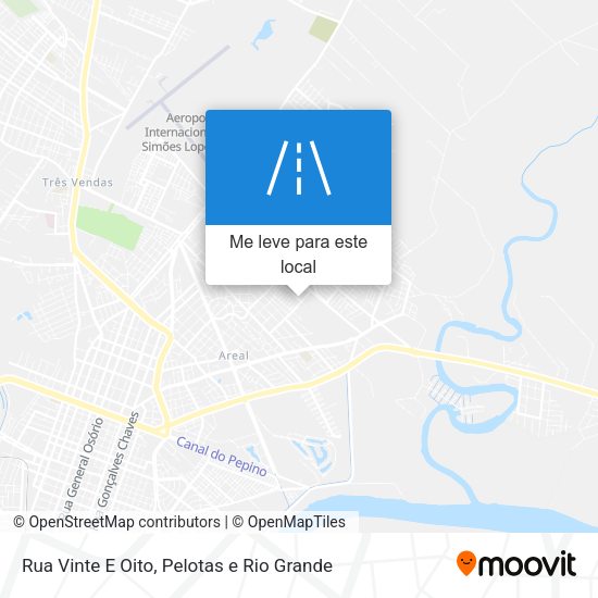 Rua Vinte E Oito mapa