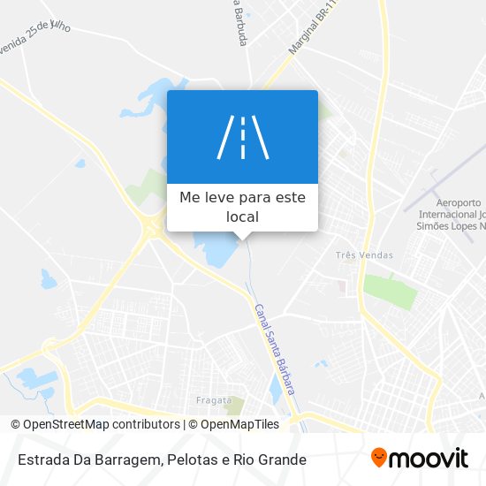 Estrada Da Barragem mapa