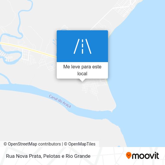 Rua Nova Prata mapa